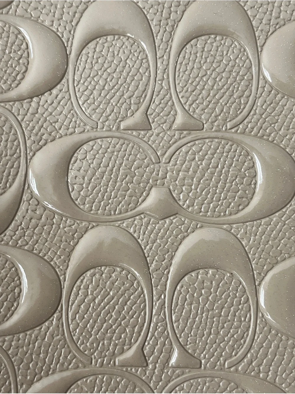 Coach Dome Satchel in Nude Beige Patent Leather